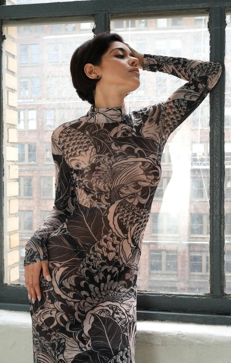 Japanese bodycon sheer mesh dress, revealing see through dress rage quit Japanese bodycon sheer mesh dress, revealing see through dress rage quit
