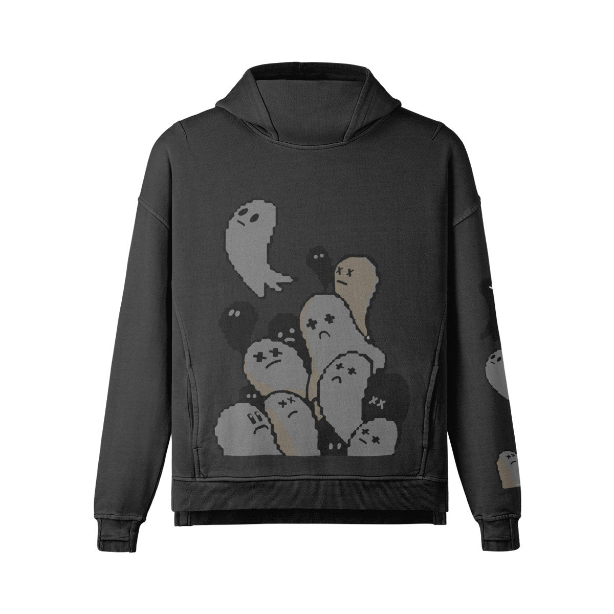 8 Bit ghosts urban hoodie - rage quit