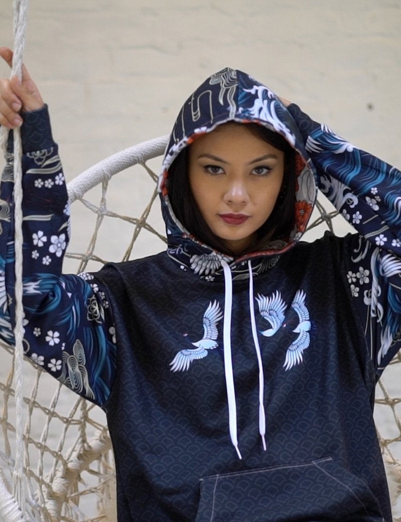 Crane Unisex Hoodie - rage quit