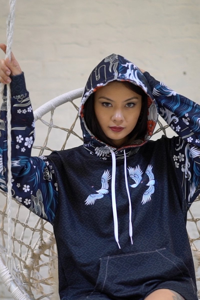 Crane Unisex Hoodie - rage quit