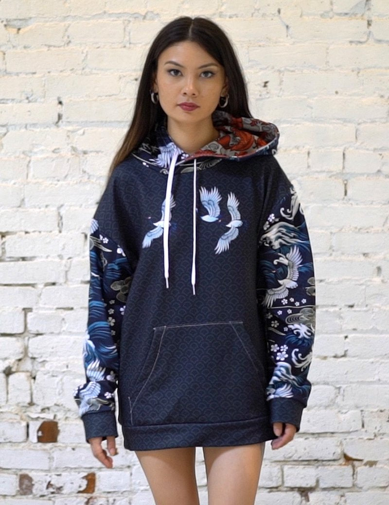 Crane Unisex Hoodie - rage quit