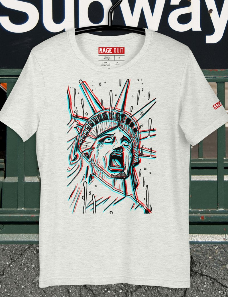 Liberty scream t - shirt - rage quit