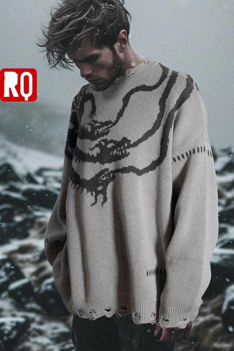 Dope outlet distressed sweater