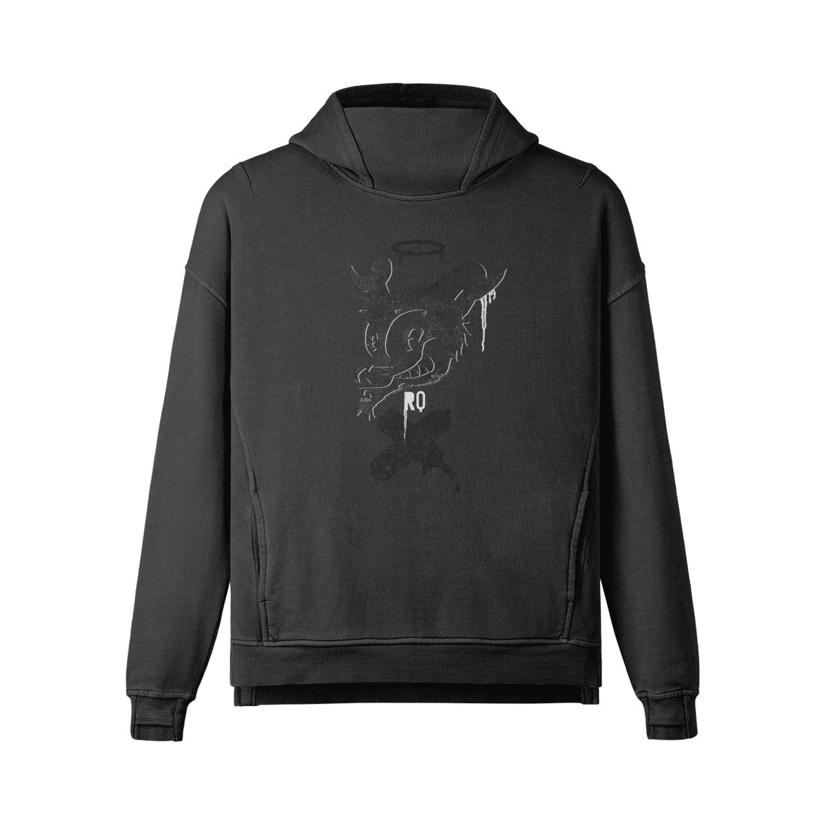 RQ grafitti urban hoodie - rage quit