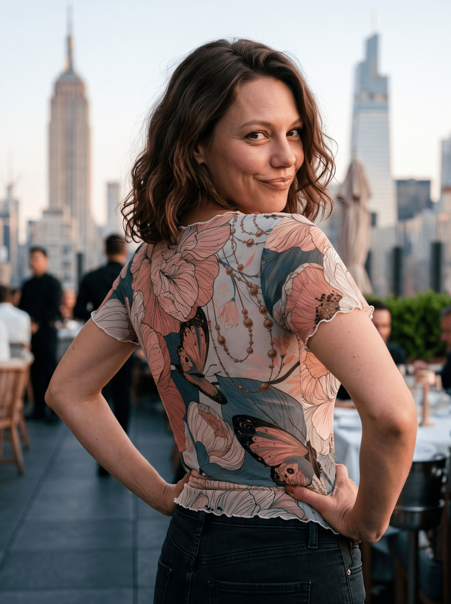 Wild Bloom — Pink Floral Mesh Top - rage quit