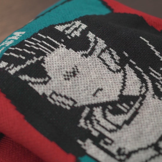 anime knitted soft sweater, red manga sweater, y2k harajuku kawaii